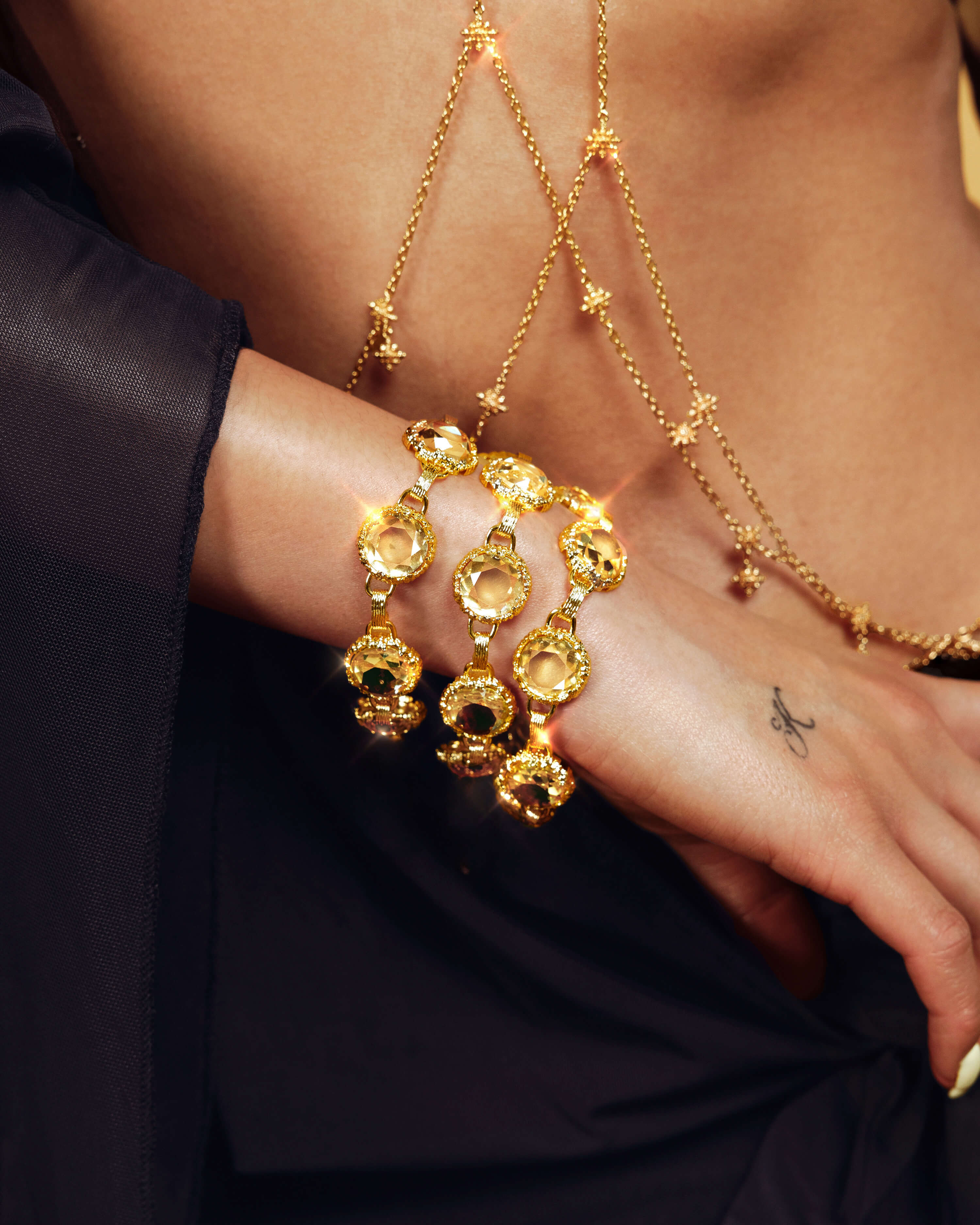 Honey Quartz Bracelet